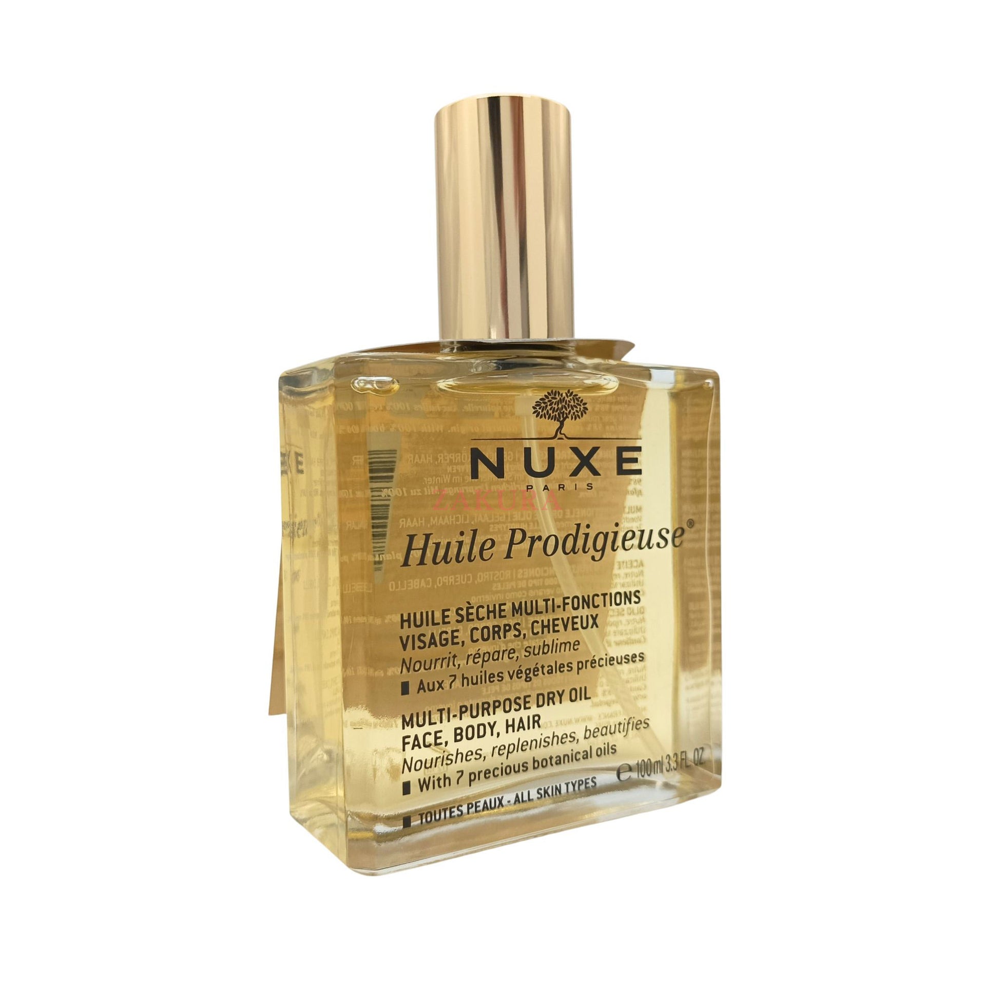 Nuxe Huile Prodigieuse Multi Usage Dry Oil/ Shimmering Dry Oil/ Florale Multi-Purpose Dry Oil/ Neroli Multi-Purpose Dry Oil 100ml Multi Usage Dry Oil