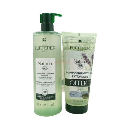 Rene Furterer Naturia Gentle Micellar Shampoo Set 2pcs