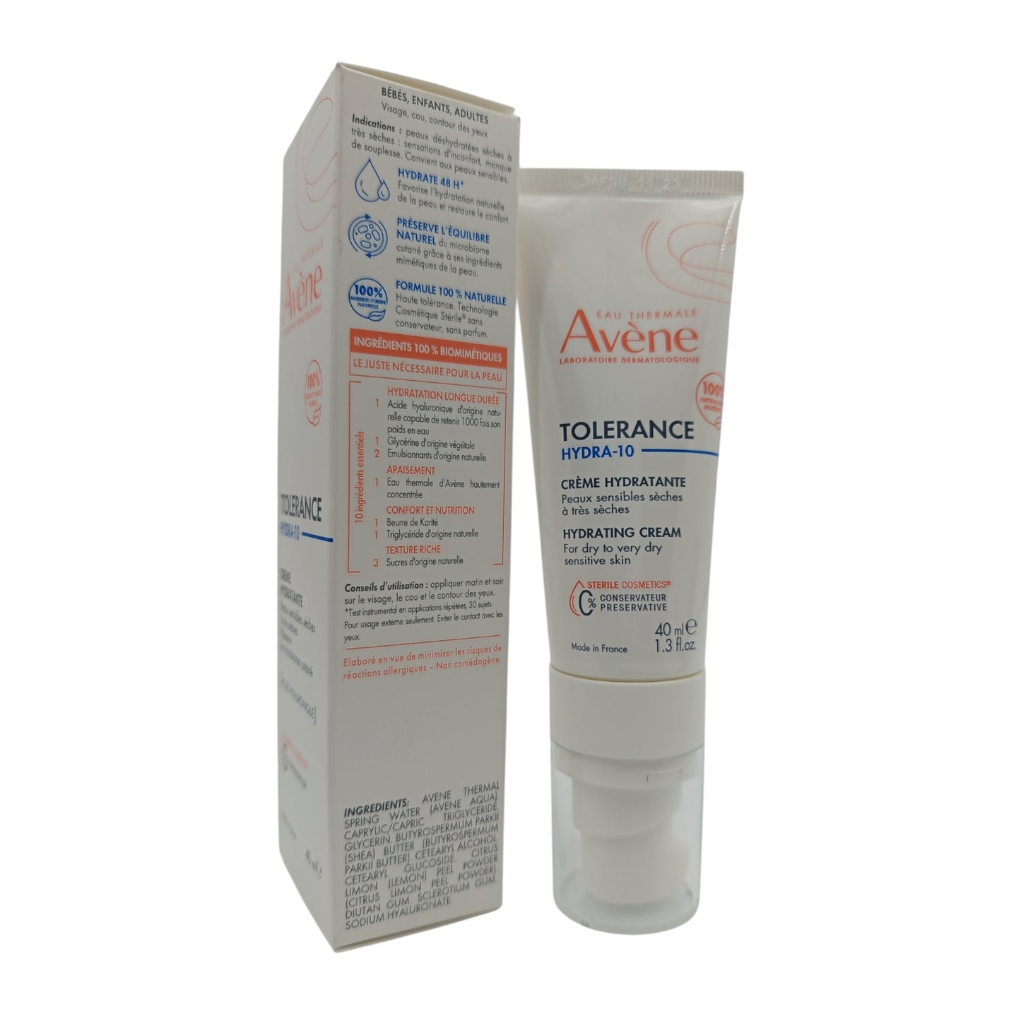 Avene Tol Hydra10 Crème 40ml