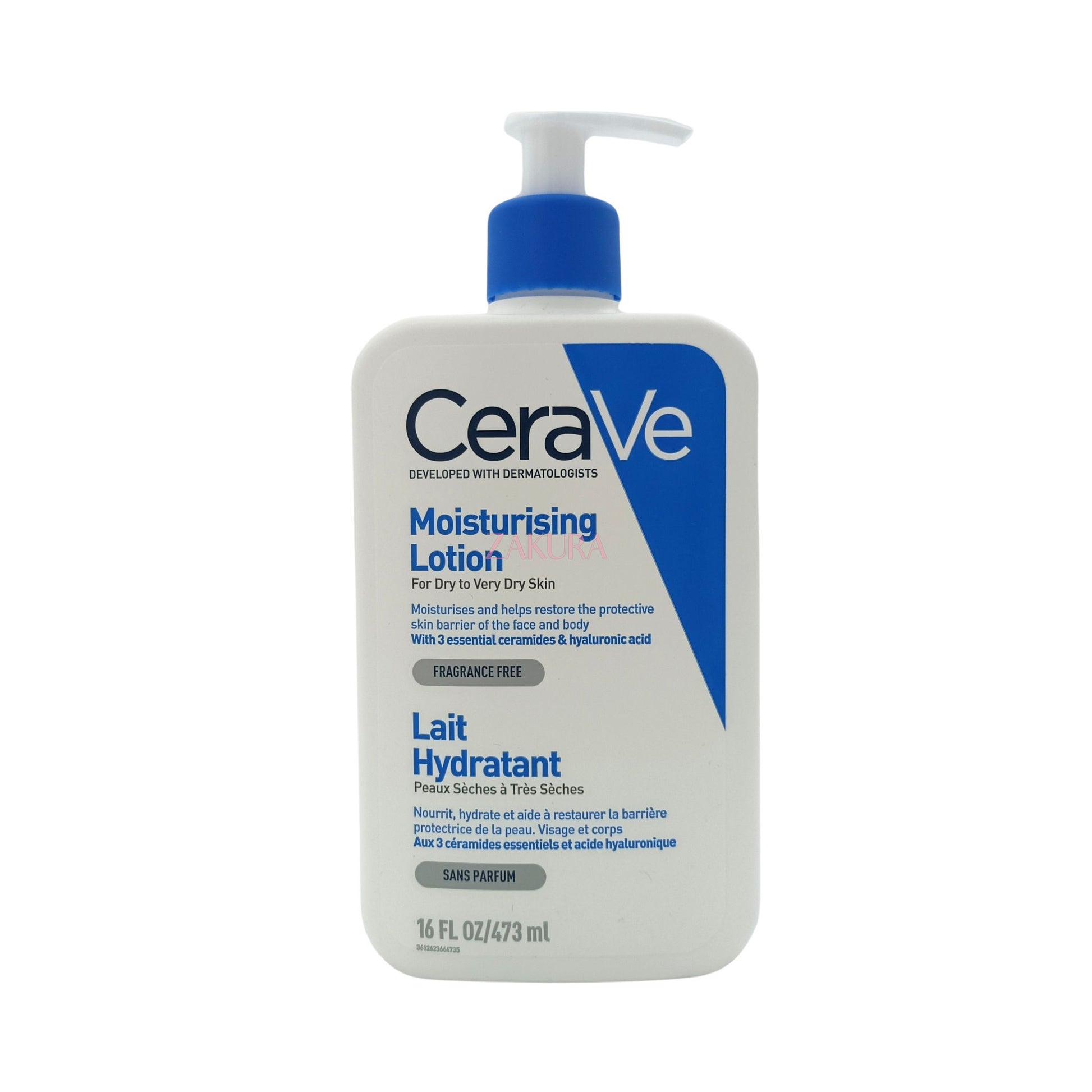 CeraVe Moisturising Lotion For Dry To Very Dry Skin (236ml/473ml) 473ml