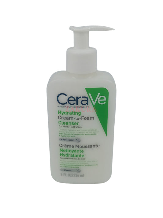 CeraVe Hydrating Cream to Foam Cleanser 236ml