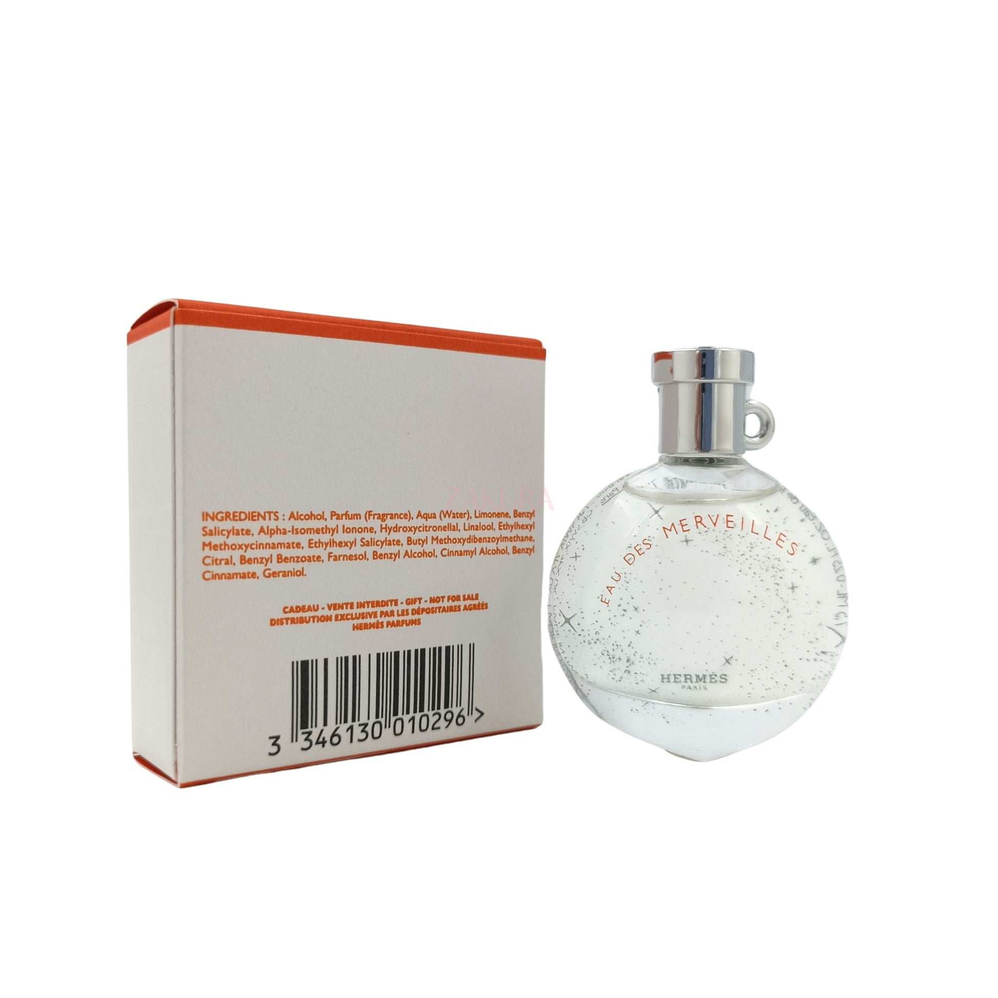 Hermes Eau Des Merveilles EDT Spray Miniature (7.5ml/15ml) 7.5ml