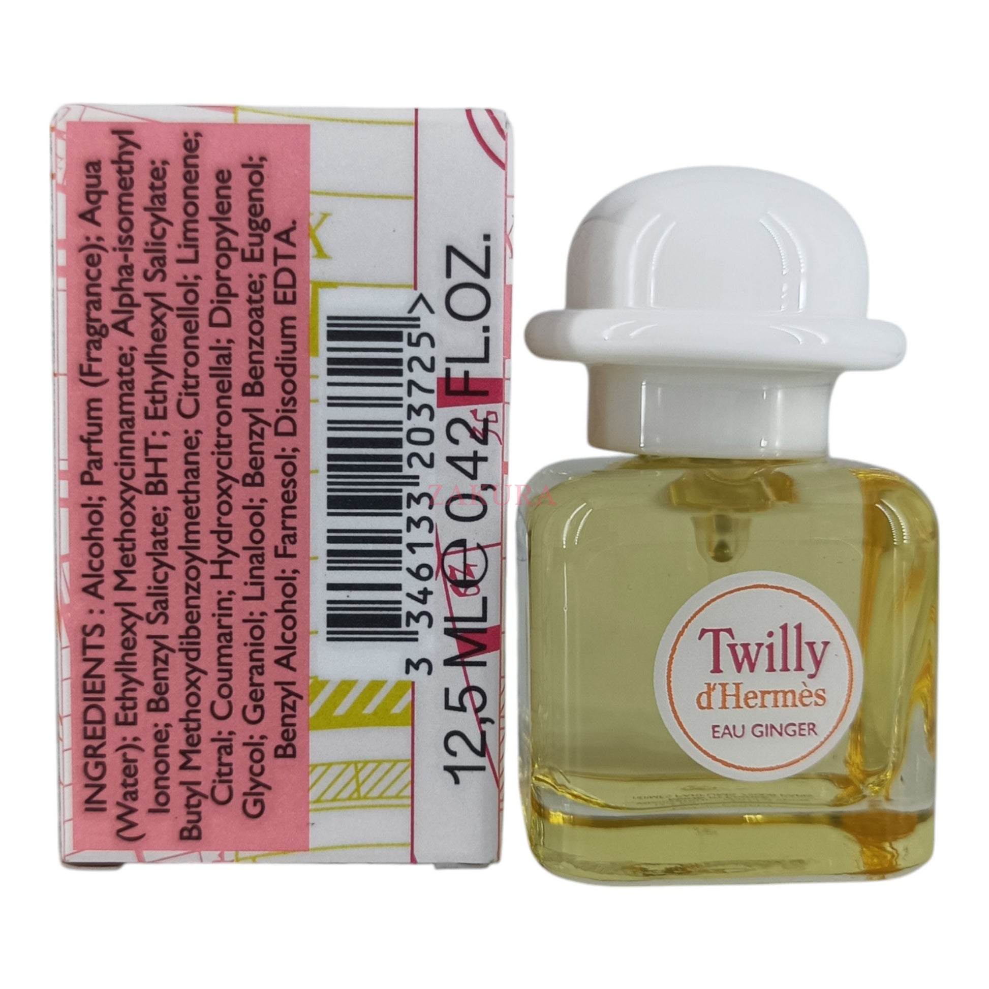 Hermes Twilly D'Hermes Eau Ginger EDP Miniature (7.5ml/12.5ml/15ml) 12.5ml