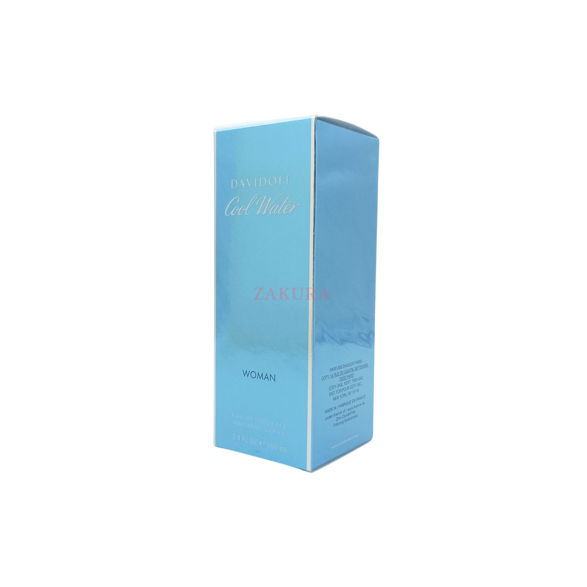 Davidoff Cool Water Woman Eau De Toilette Spray (50ml/100ml) 100ml