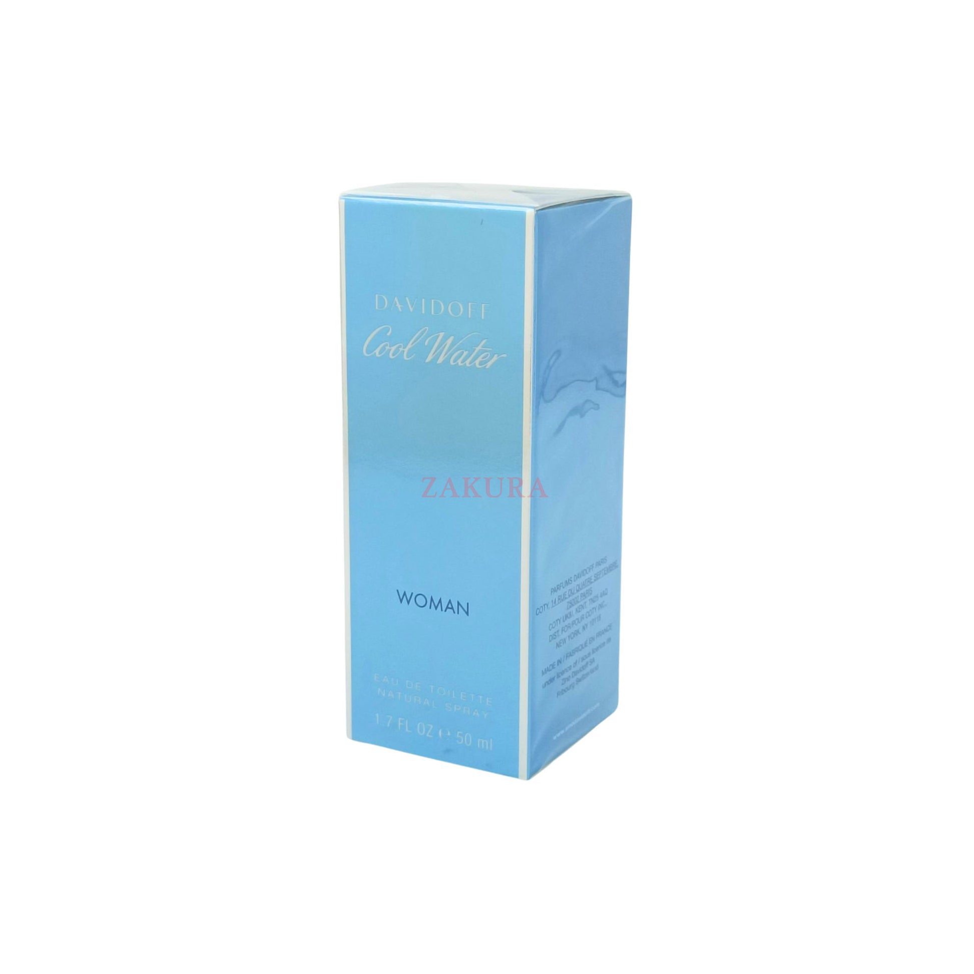 Davidoff Cool Water Woman Eau De Toilette Spray (50ml/100ml) 50ml