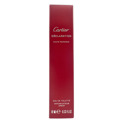 Cartier Declaration Haute Fraicheur EDT Spray – 10ml miniature woody spicy fragrance with citrus and cedar, available at Zakura Global.