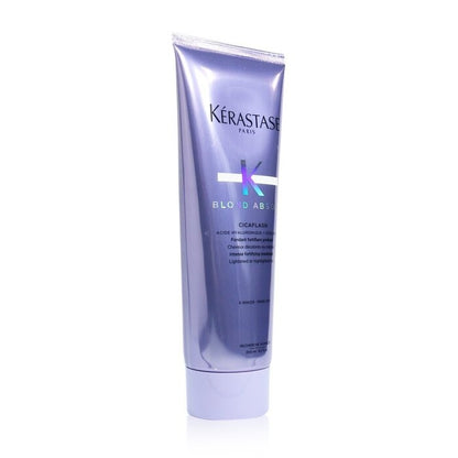 Kerastase Blond Absolu Cicaflash Treatment – 250ml hybrid conditioner-mask with hyaluronic acid and edelweiss for blonde hair, available at Zakura Global.