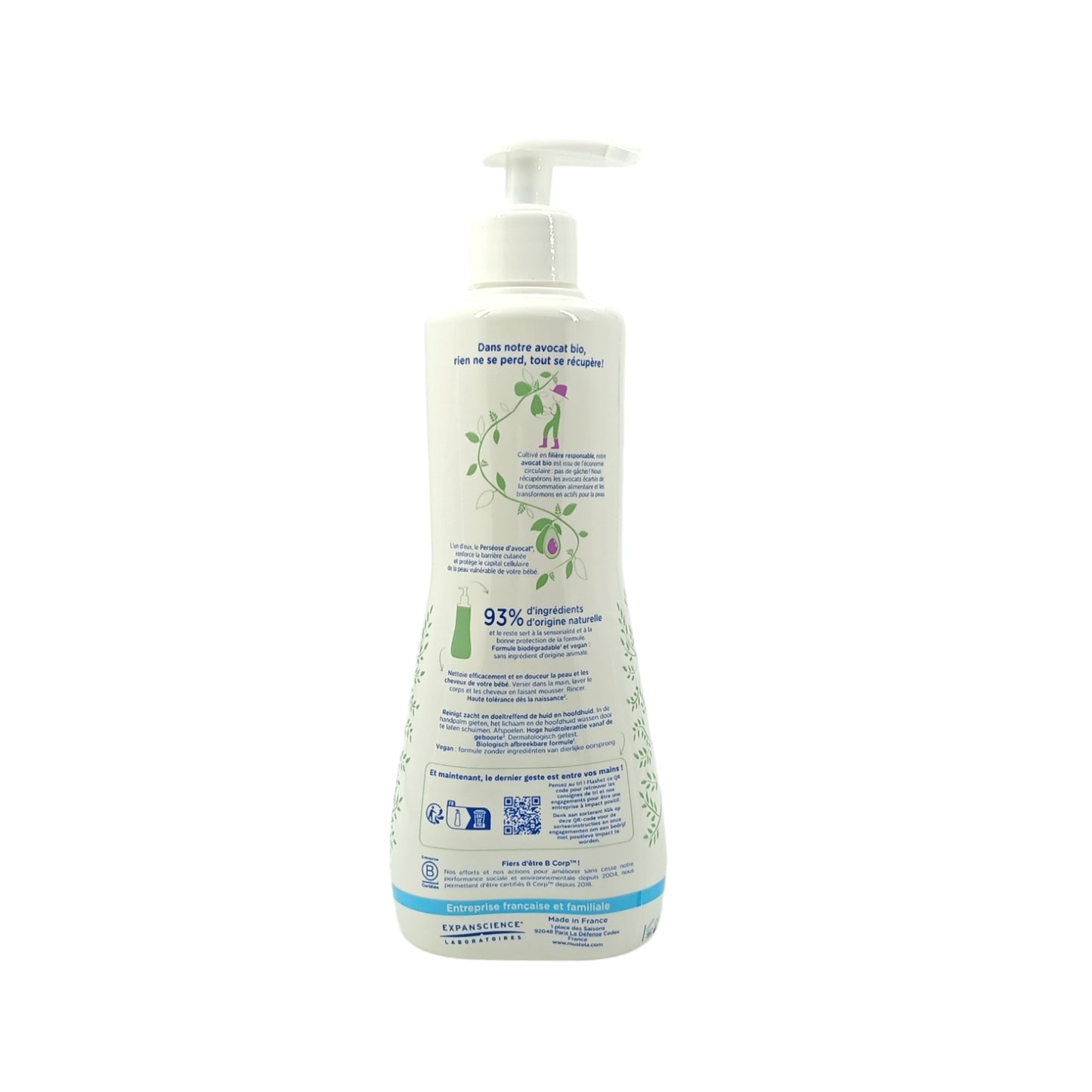 Mustela Avocado Gentle Cleansing Gel for Hair & Body 500ml