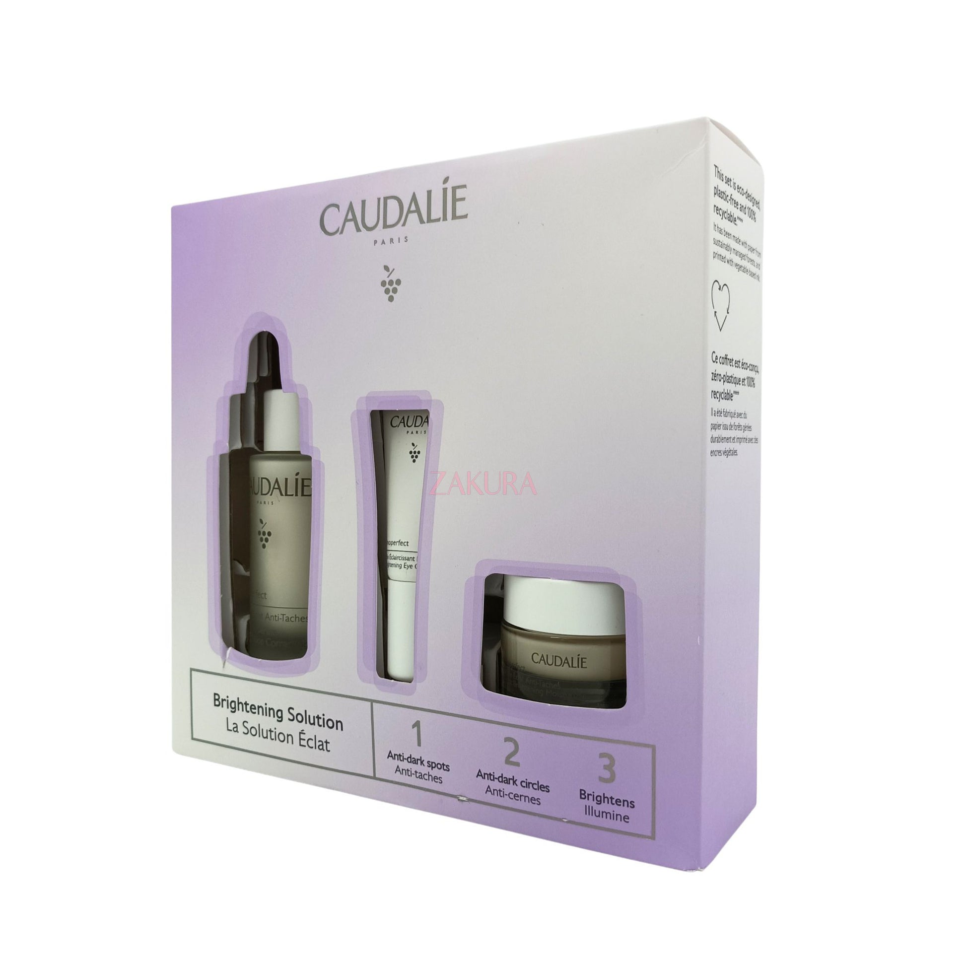 Caudalie Vinoperfect Brightening Dark Spot Serum Set 3pcs