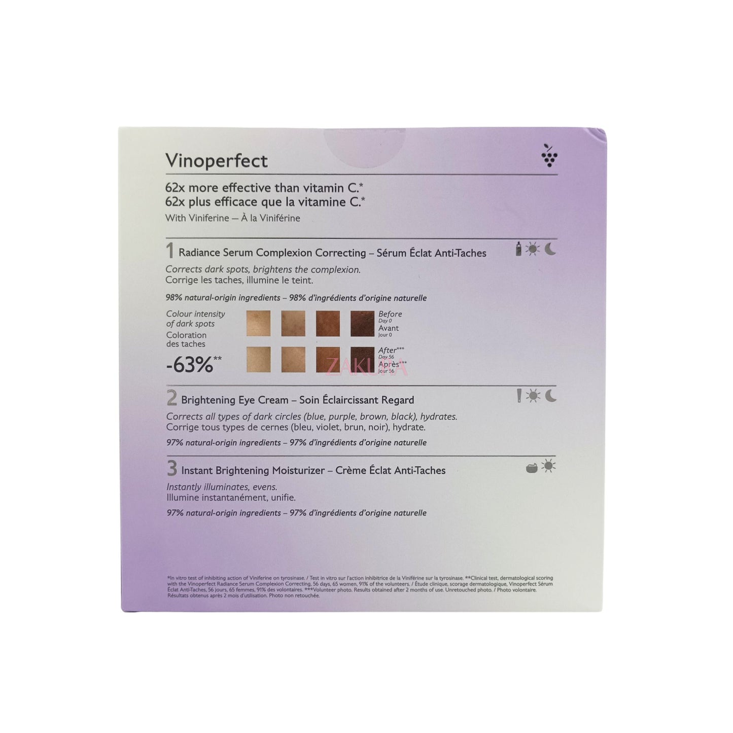 Caudalie Vinoperfect Brightening Dark Spot Serum Set 3pcs