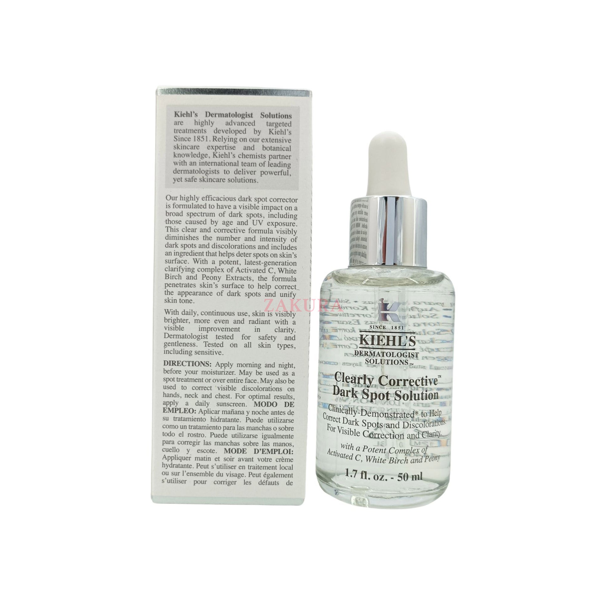 Kiehl's Clearly Corrective Dark Spot Solution (4ml/ 50ml/ 100ml/ 115ml) 50ml