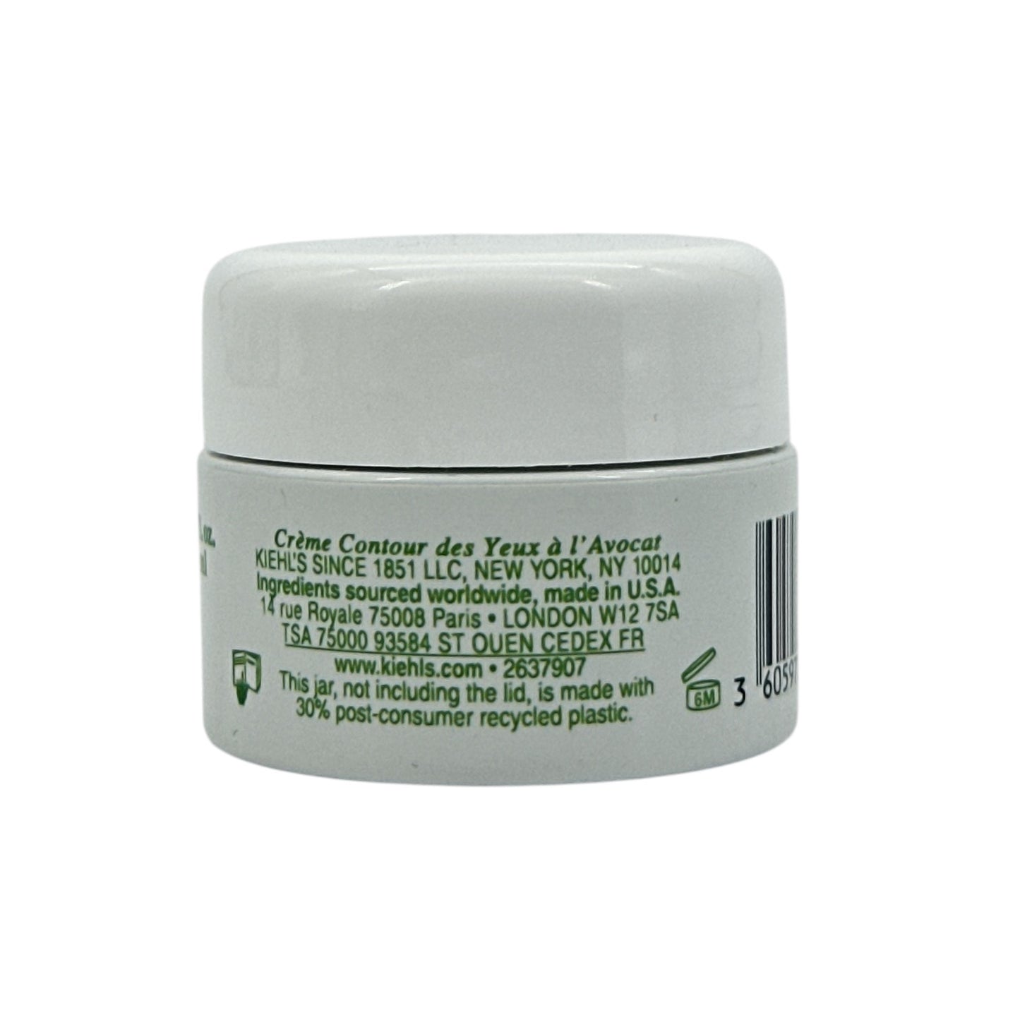 Kiehl's Creamy Eye Treatment with Avocado Miniature 7ml – Hydrating eye cream for delicate skin from Zakura Global.