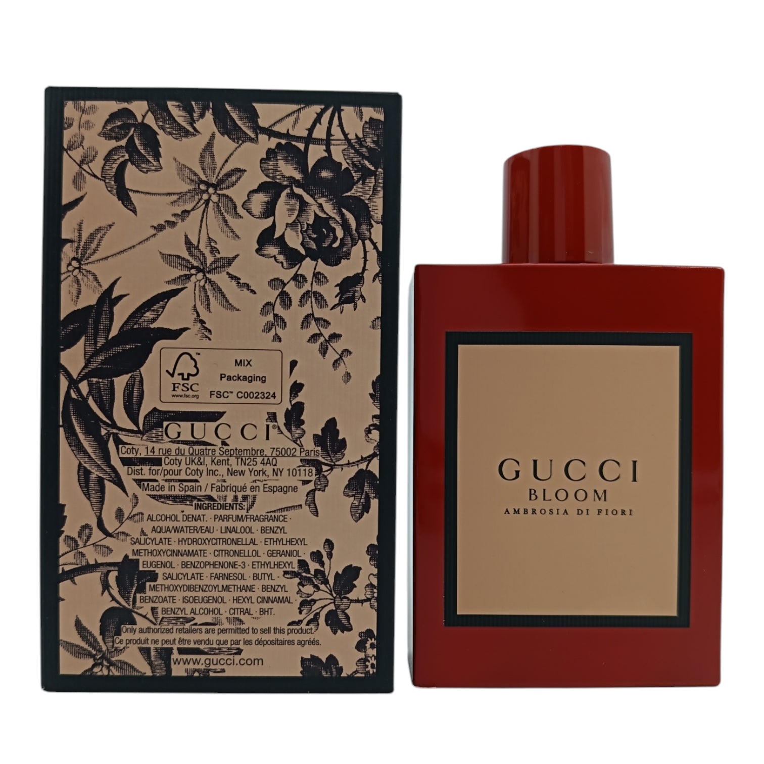 Gucci Ambrosia Di Fiori Eau De Parfum Spray 100ml