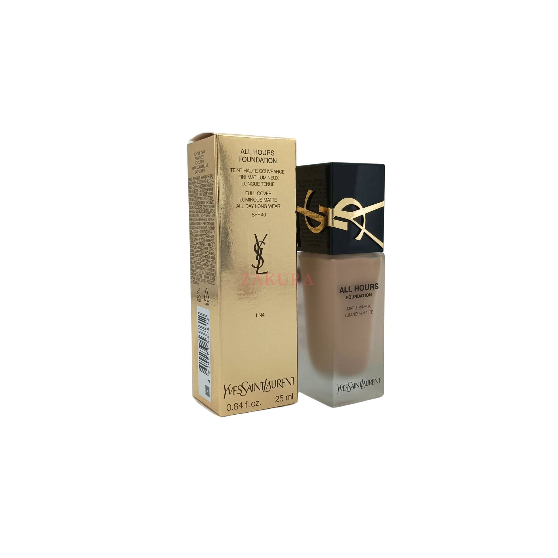 Yves Saint Laurent All Hours Foundation 25ml (LC1/LN4/LN1) LN4