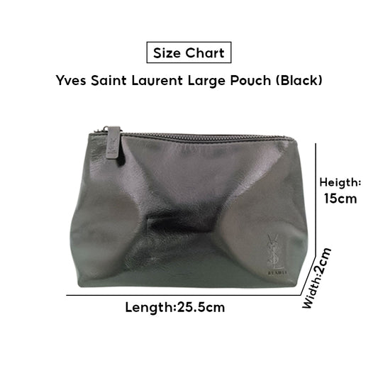 Yves Saint Laurent Large Pouch (Black) 1pc