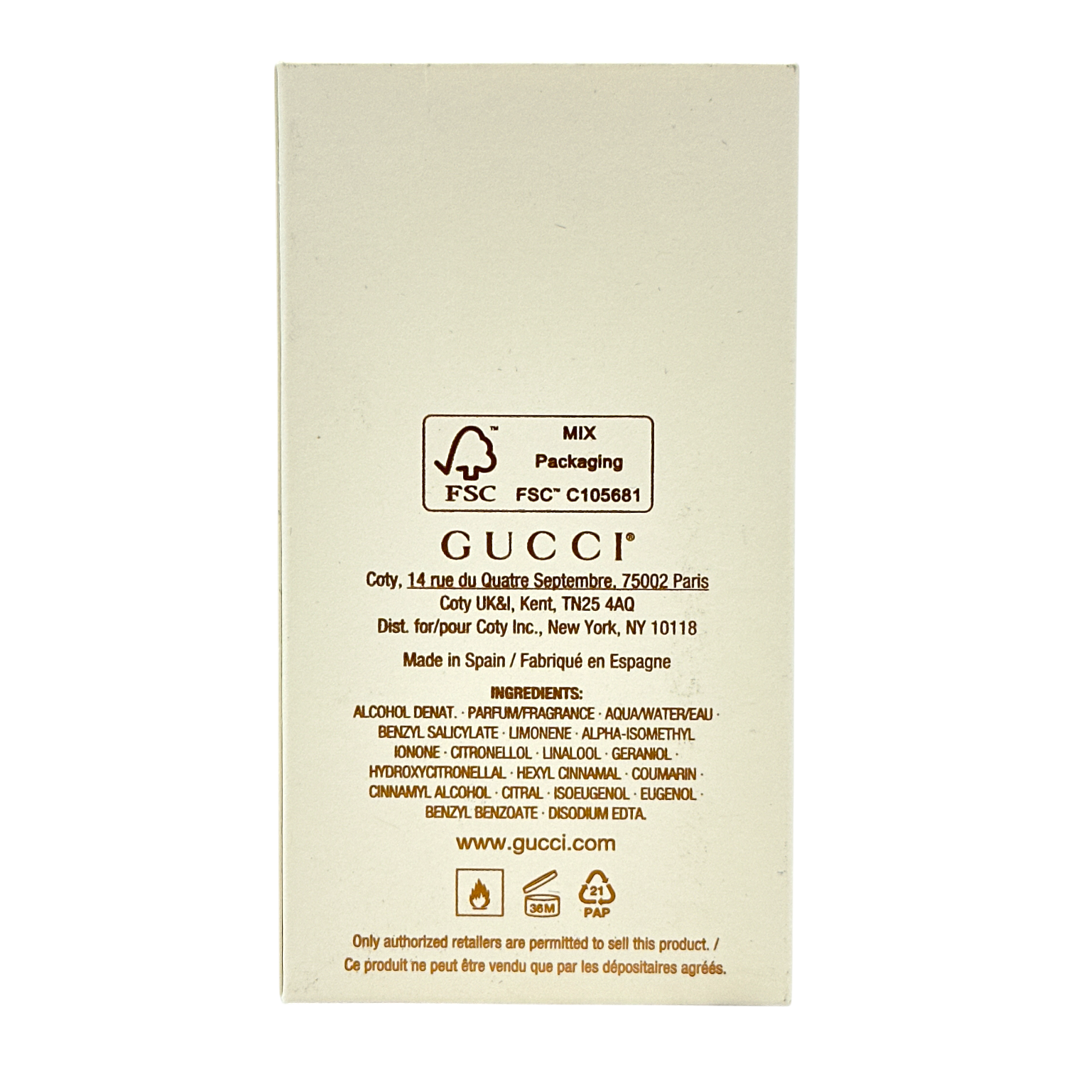 Gucci Guilty Pour Femme Eau De Parfum Intense Spray 50ml