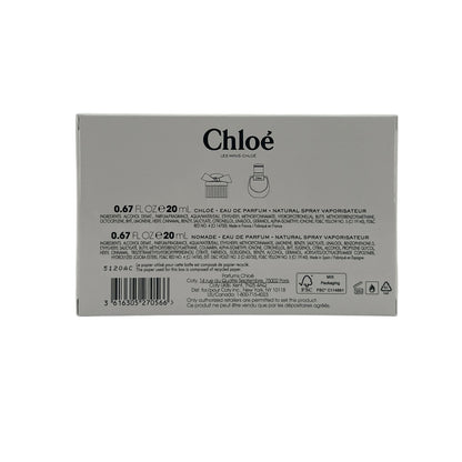 Chloe Eau De Parfum Duo Set (Chloe 20ml + Nomade 20ml) 2x20ml