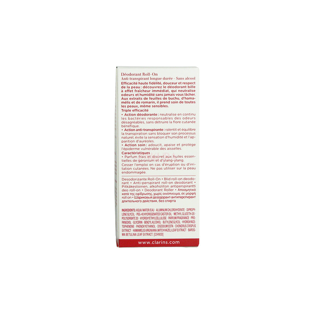 Clarins Gentle Care Roll-On Deodorant 50ml