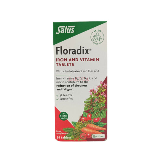 Floradix Iron & Vitamin Tablets 84tabs