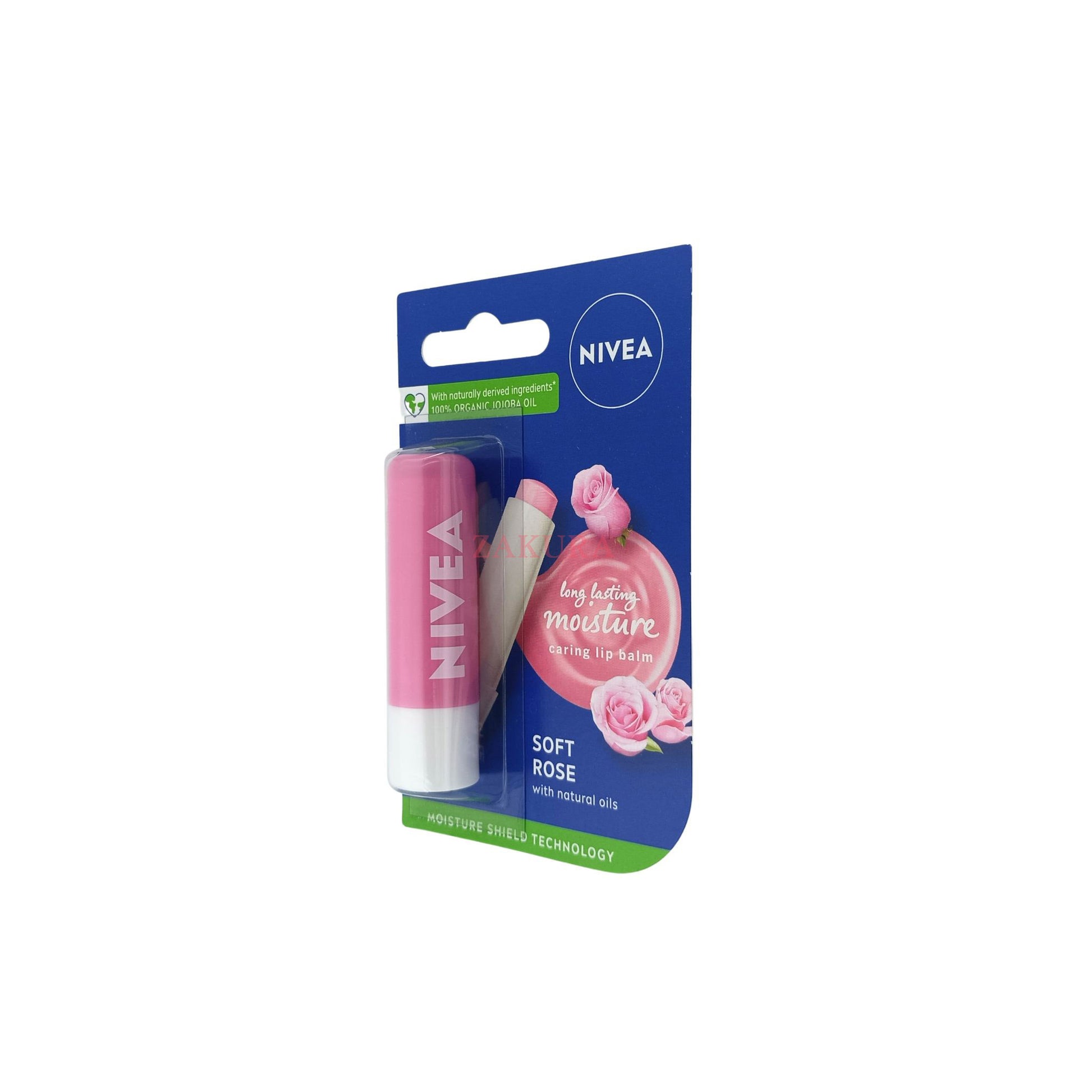 Nivea Lip Balm 4.8g (Essential Care/Soft Rose Caring/Hydro Care) Soft Rose Caring