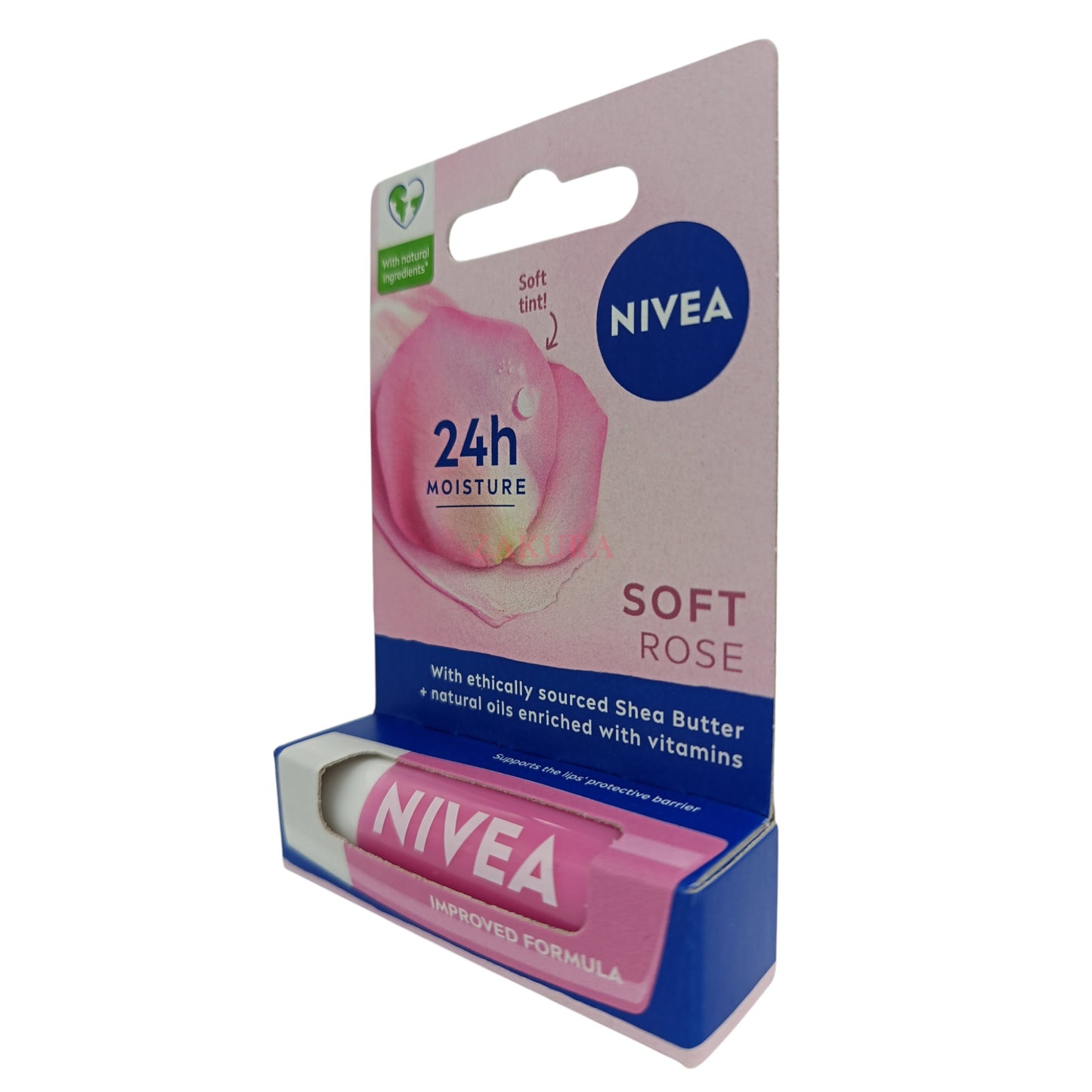 Nivea Soft Rose Lip Balm 24 Moisture 4.8g