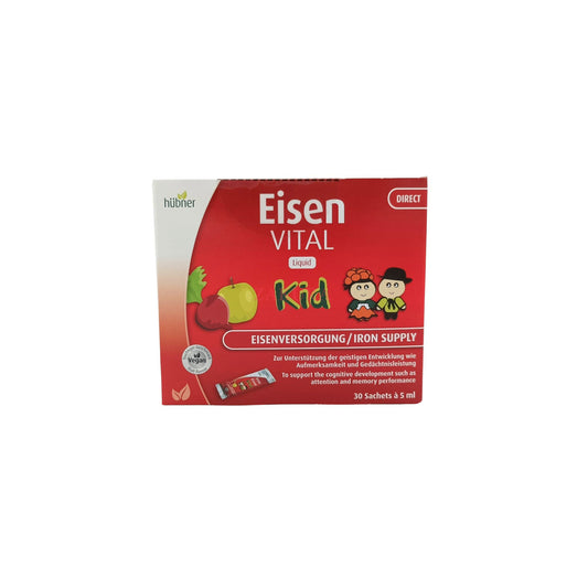 Huebner Kid Children's Iron Supplement Oral Liquid 30tabs