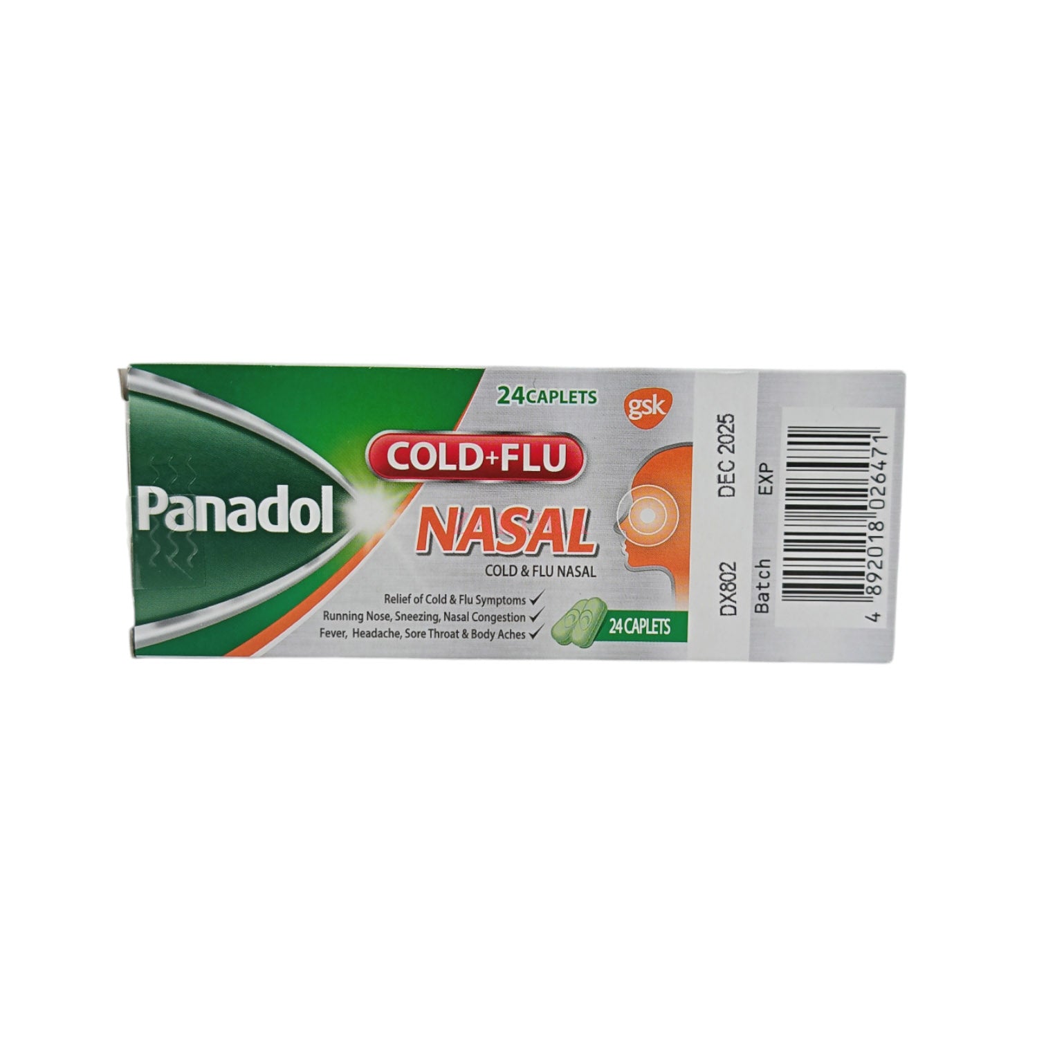 Panadol Cold & Flu Nasa 24caps