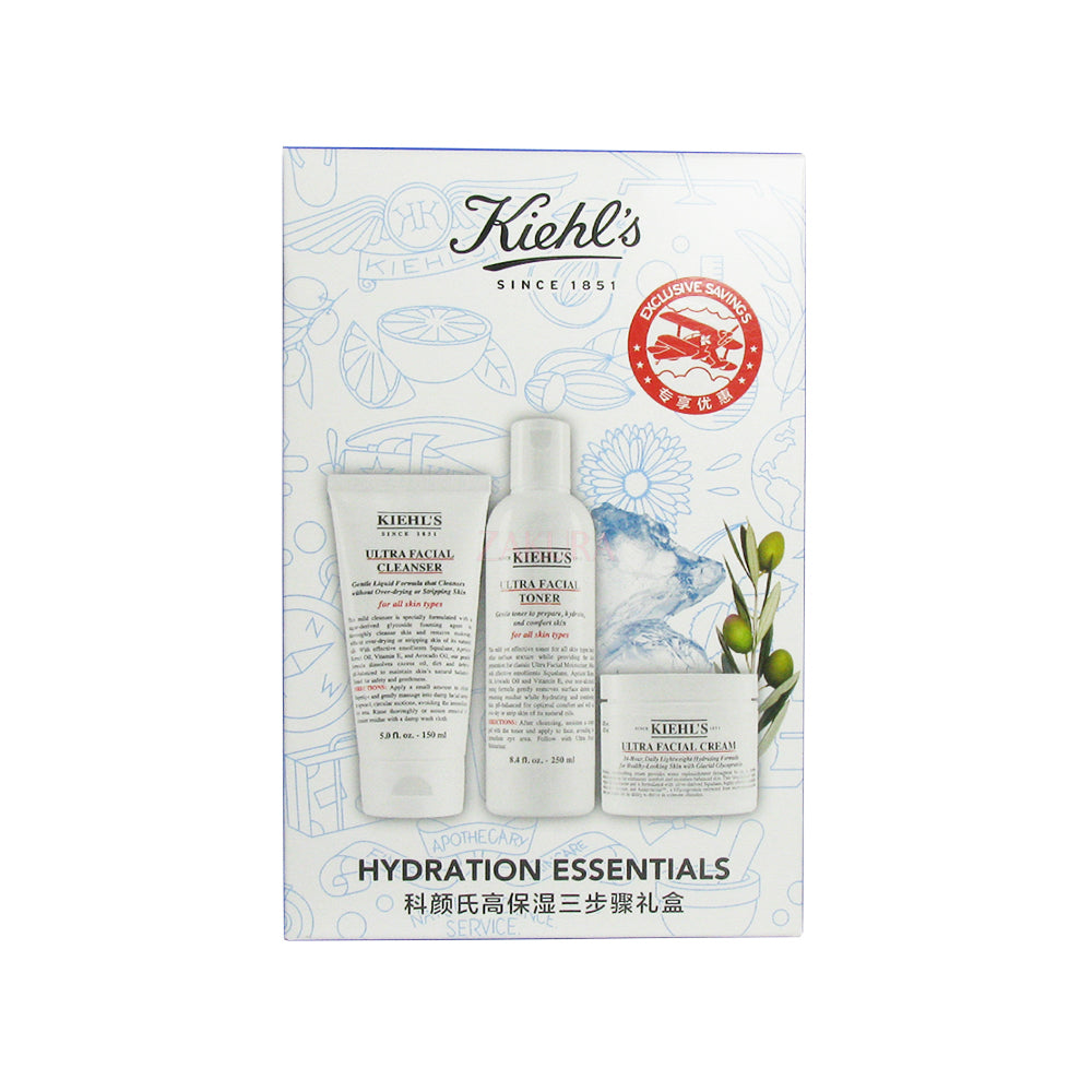 Kiehl's Hydration Essentials Set 3pcs