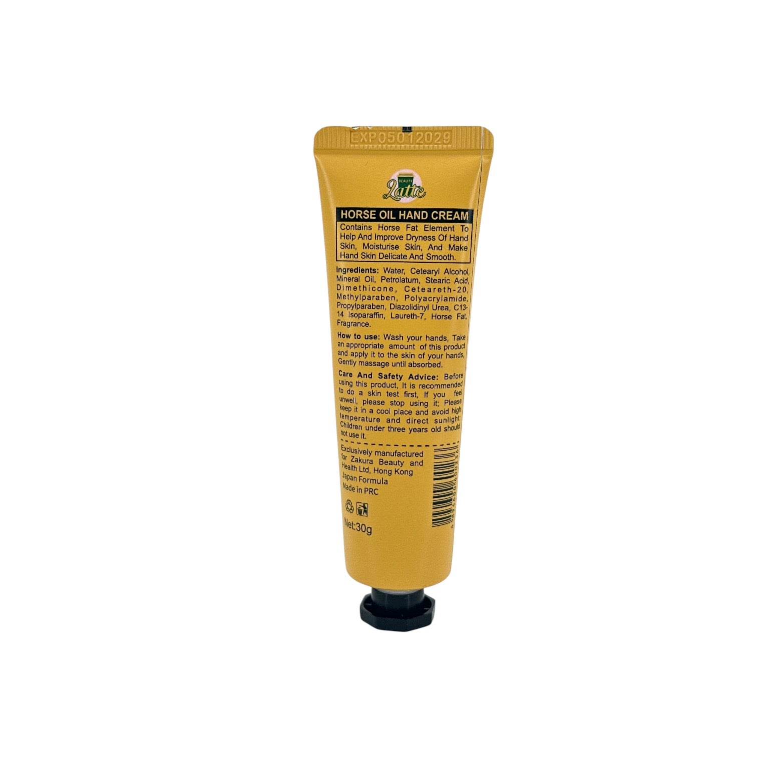 Beauty Latte Hand Cream - Horse Oil 30g