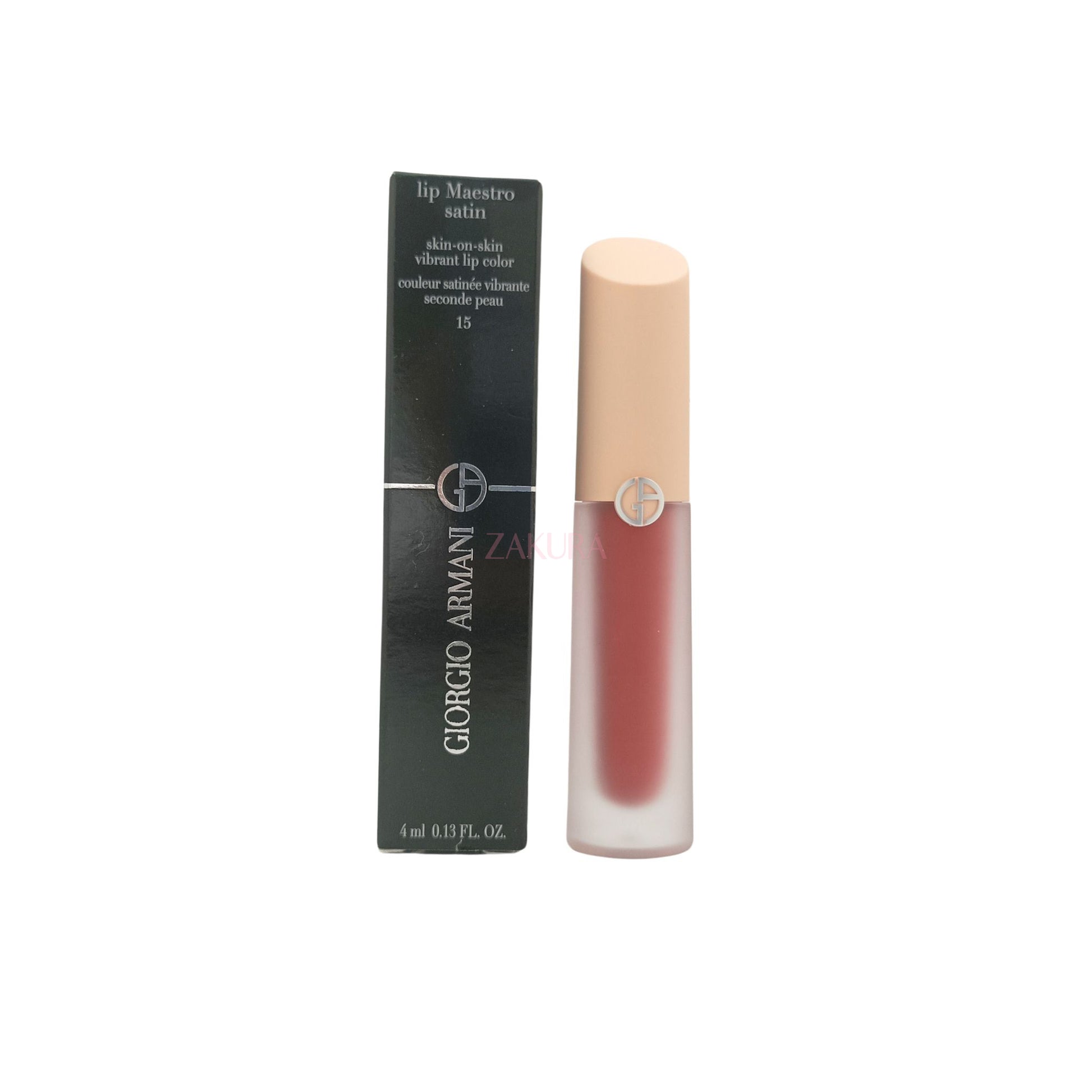 Giorgio Armani Lip Maestro Satin Skin-On-Skin Vibrant Lip 4ml 15