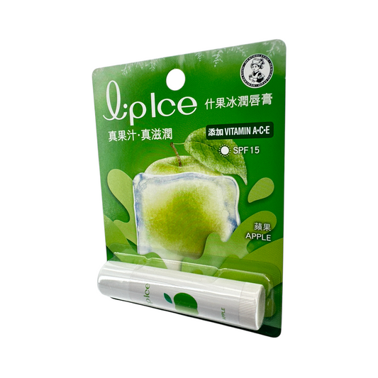 Mentholatum Assorted Fruit Ice Lip Balm-Apple 3.5g