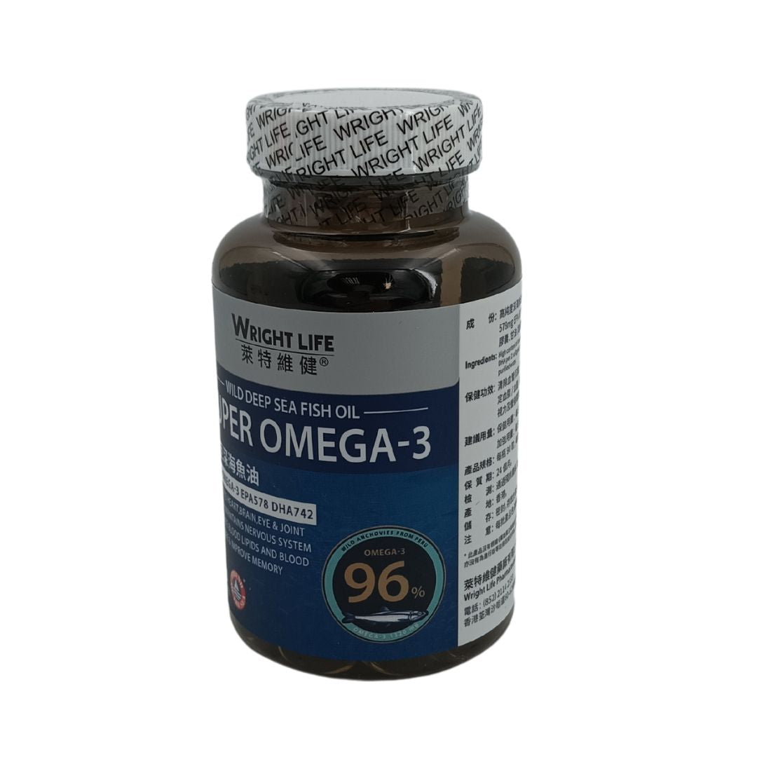 Wright Life Wild Deep Sea Fish Oil Triple Strength+ 90caps