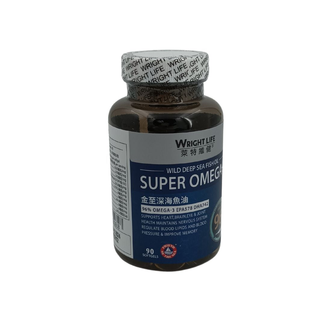 Wright Life Wild Deep Sea Fish Oil Triple Strength+ 90caps