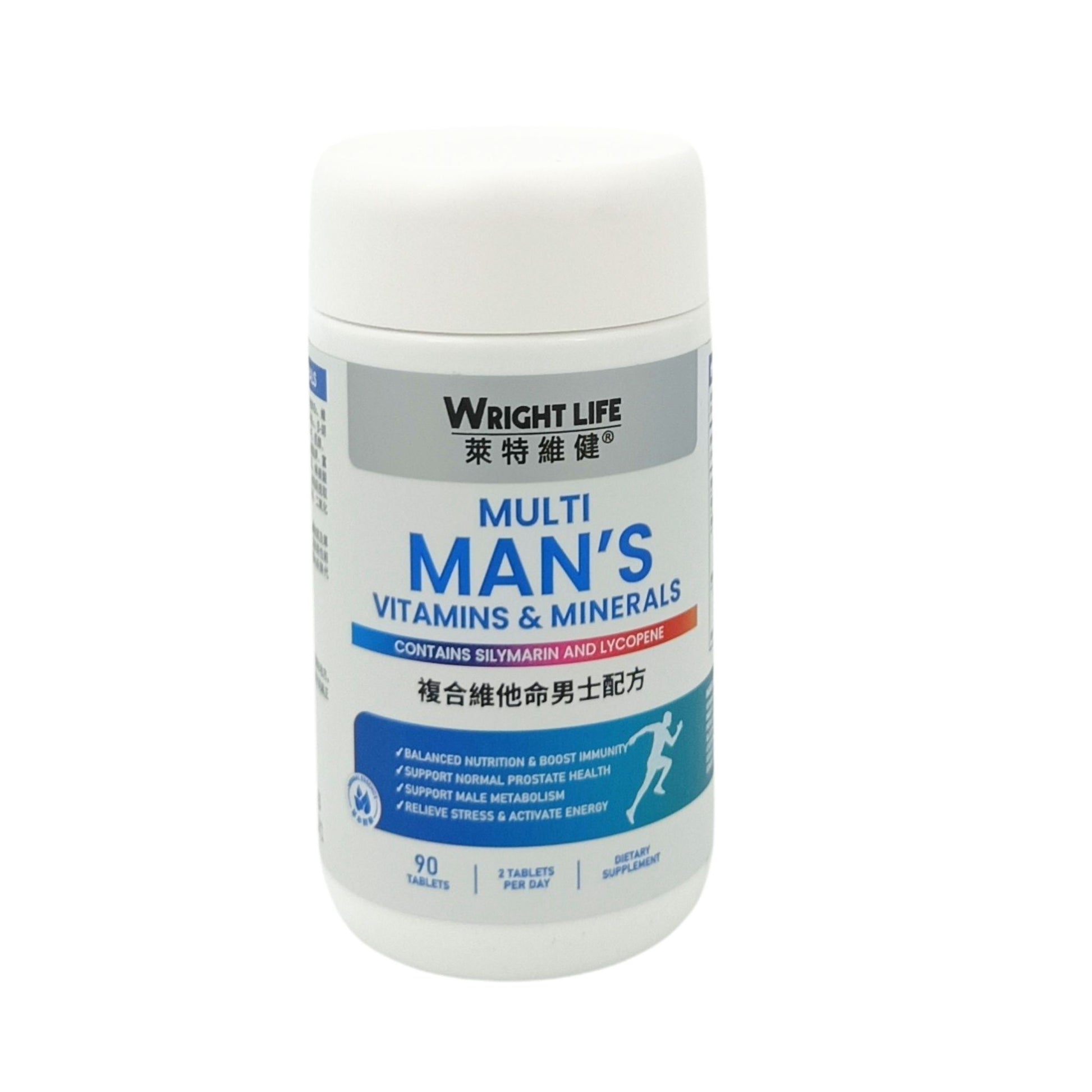 Wright Life Multi Vitamins & Minerals 90caps (Women/ Men) Men