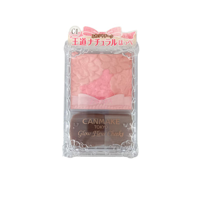 Canmake Glow Fleur Cheeks - (01/ 02) 6.3g 01 Peach Fleur