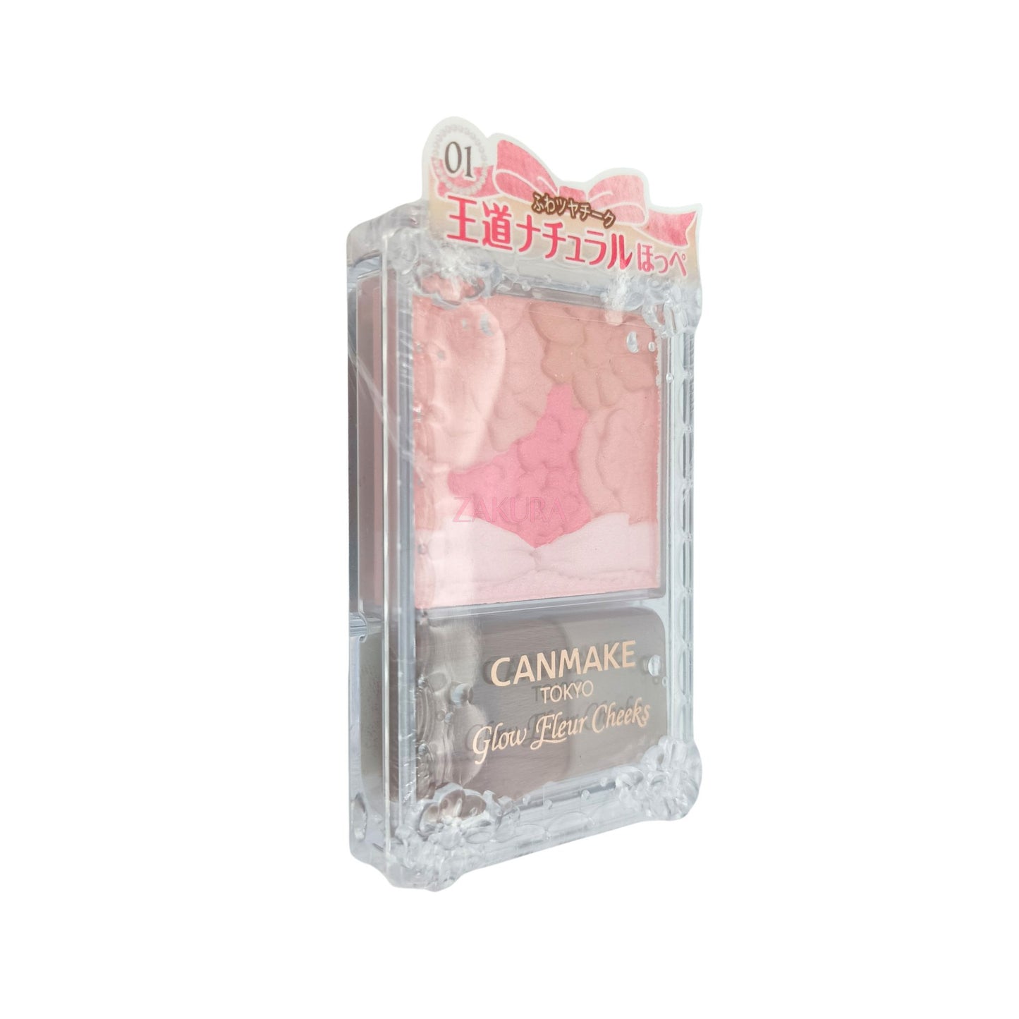 Canmake Glow Fleur Cheeks - (01/ 02) 6.3g 01 Peach Fleur