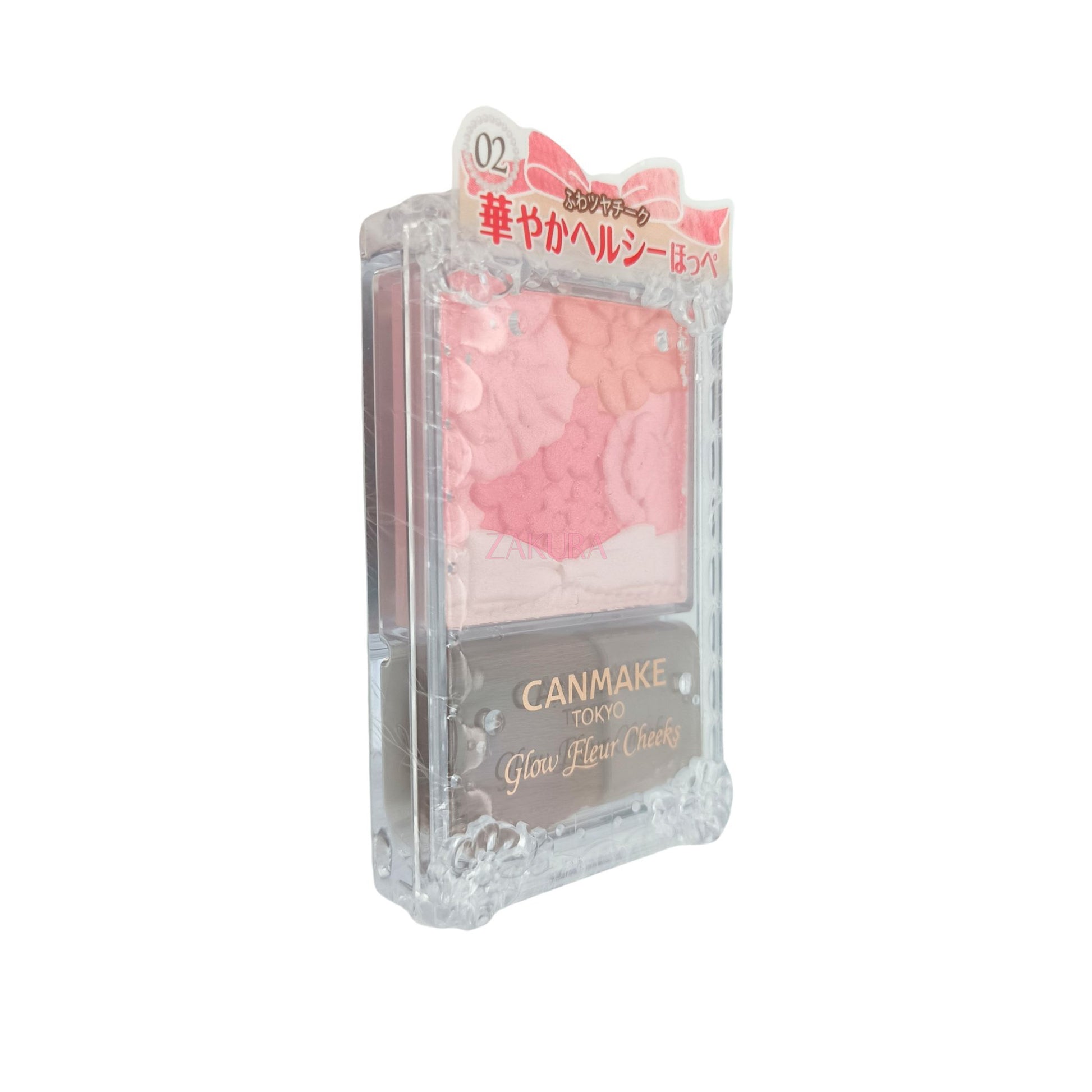 Canmake Glow Fleur Cheeks - (01/ 02) 6.3g 02 Apricot Fleur