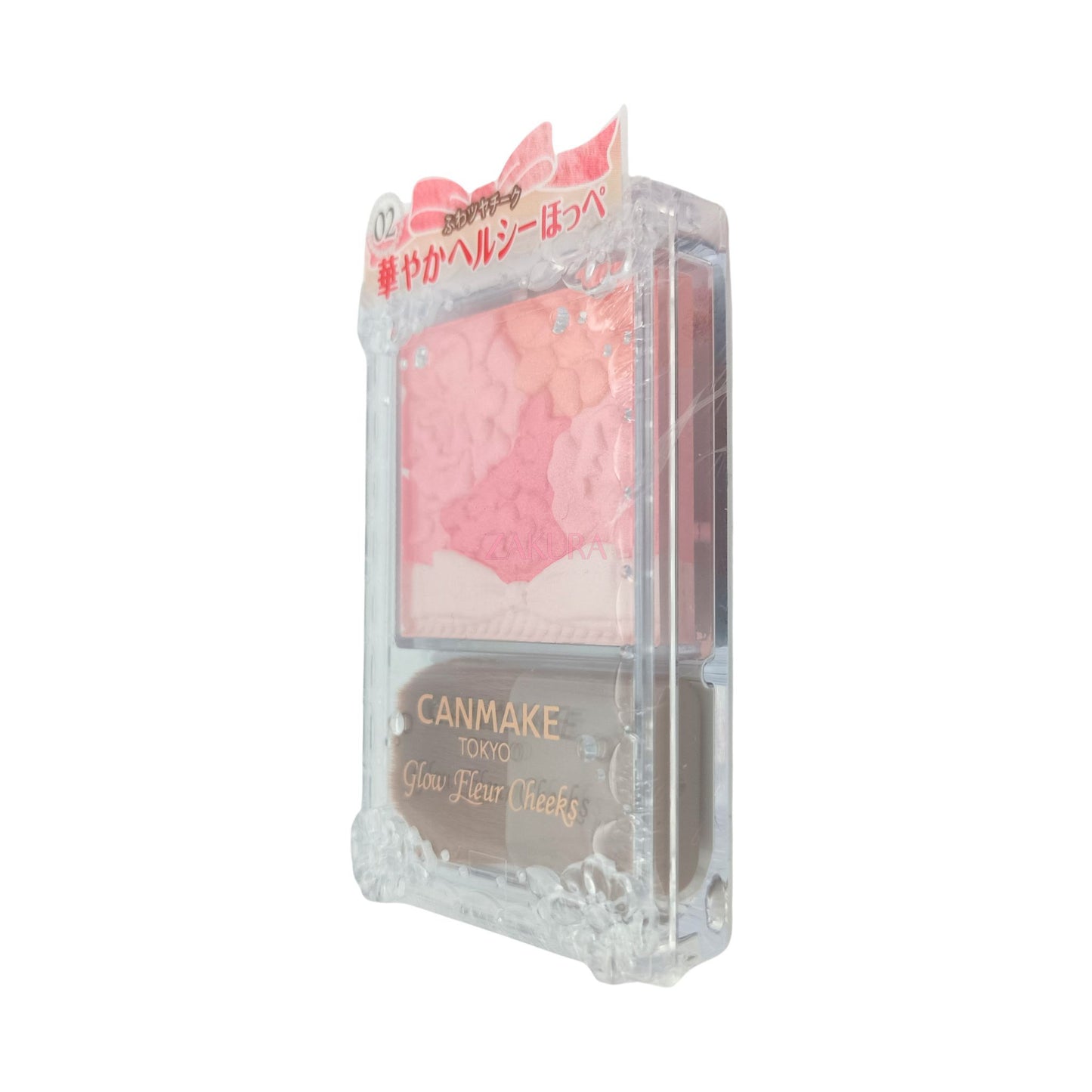 Canmake Glow Fleur Cheeks - (01/ 02) 6.3g 02 Apricot Fleur