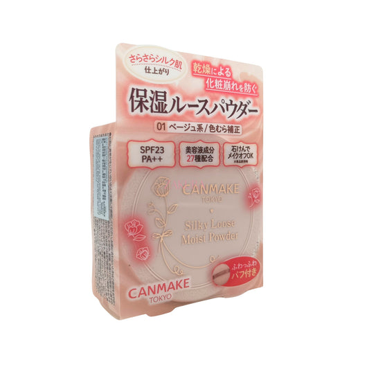 Canmake Silky Loose Moist Powder - (01/ 02) 6g 01 Silky Beige