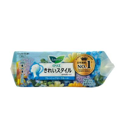 Laurier Perfect Style Breathable Pantiliners Fresh Floral  72pcs