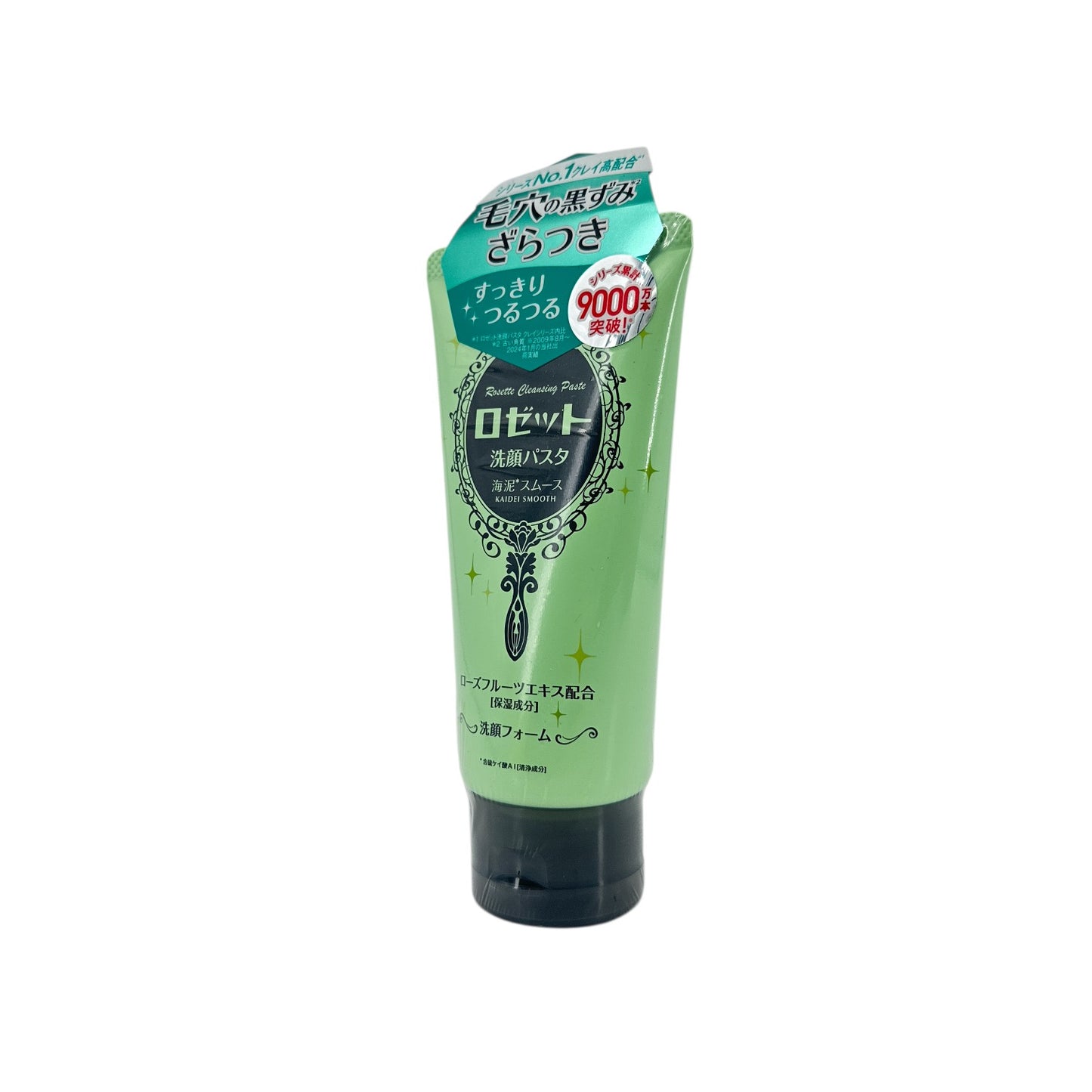 ROSETTE Cleansing Paste Ocean Clay 120g tube for deep pore cleansing and oil control from Zakura Global.
