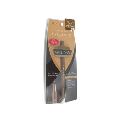 D-UP Silky Liquid Eyeliner Waterproof 1pc (Black/Brown Black/Natural Brown/Chiffon Brown/Milk Cappuccino)