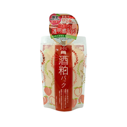 PDC Wafood Made Sake Rinse-Off Face Mask 170g Peach Version