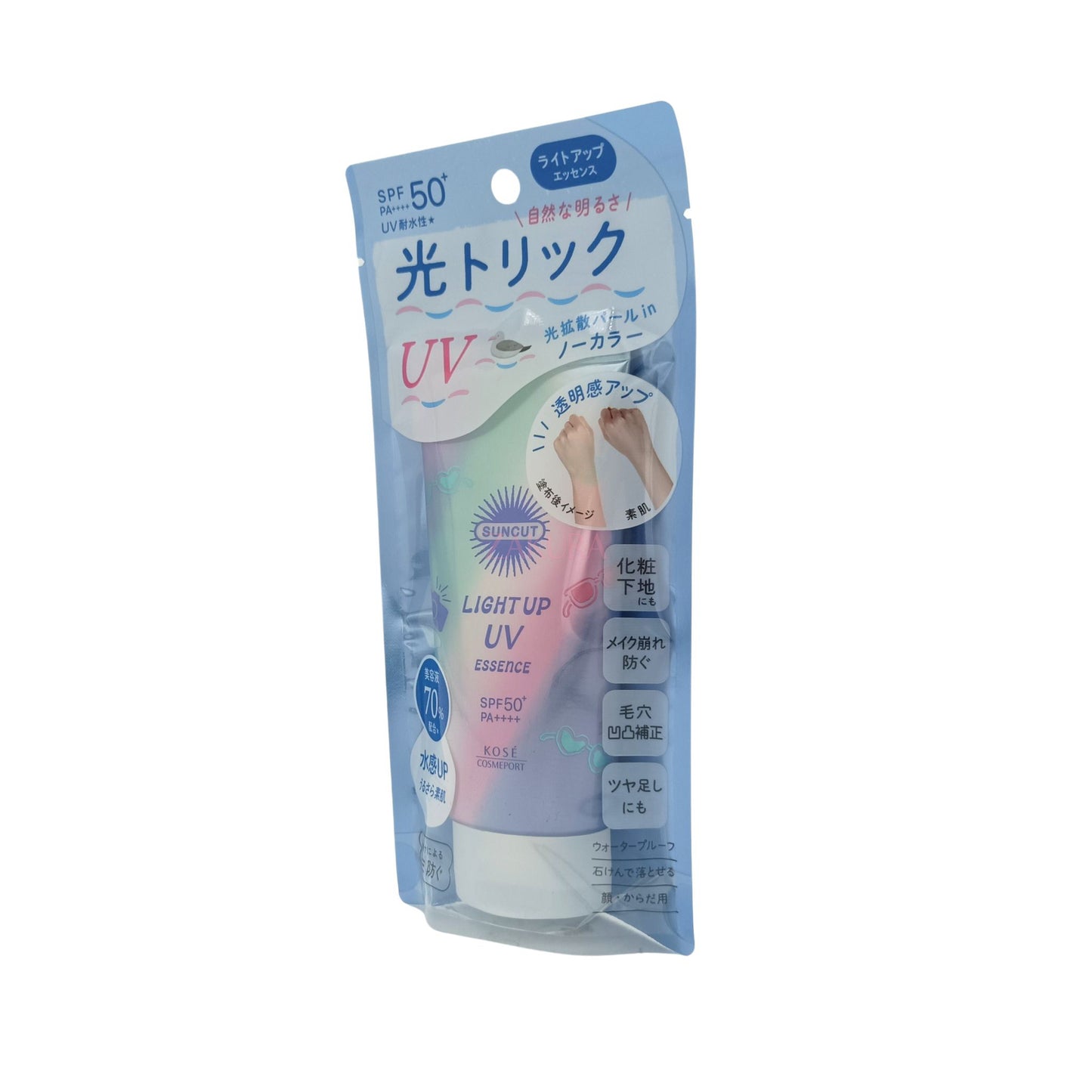 Kose Suncut Light Up UV Essence SPF50+ 80g