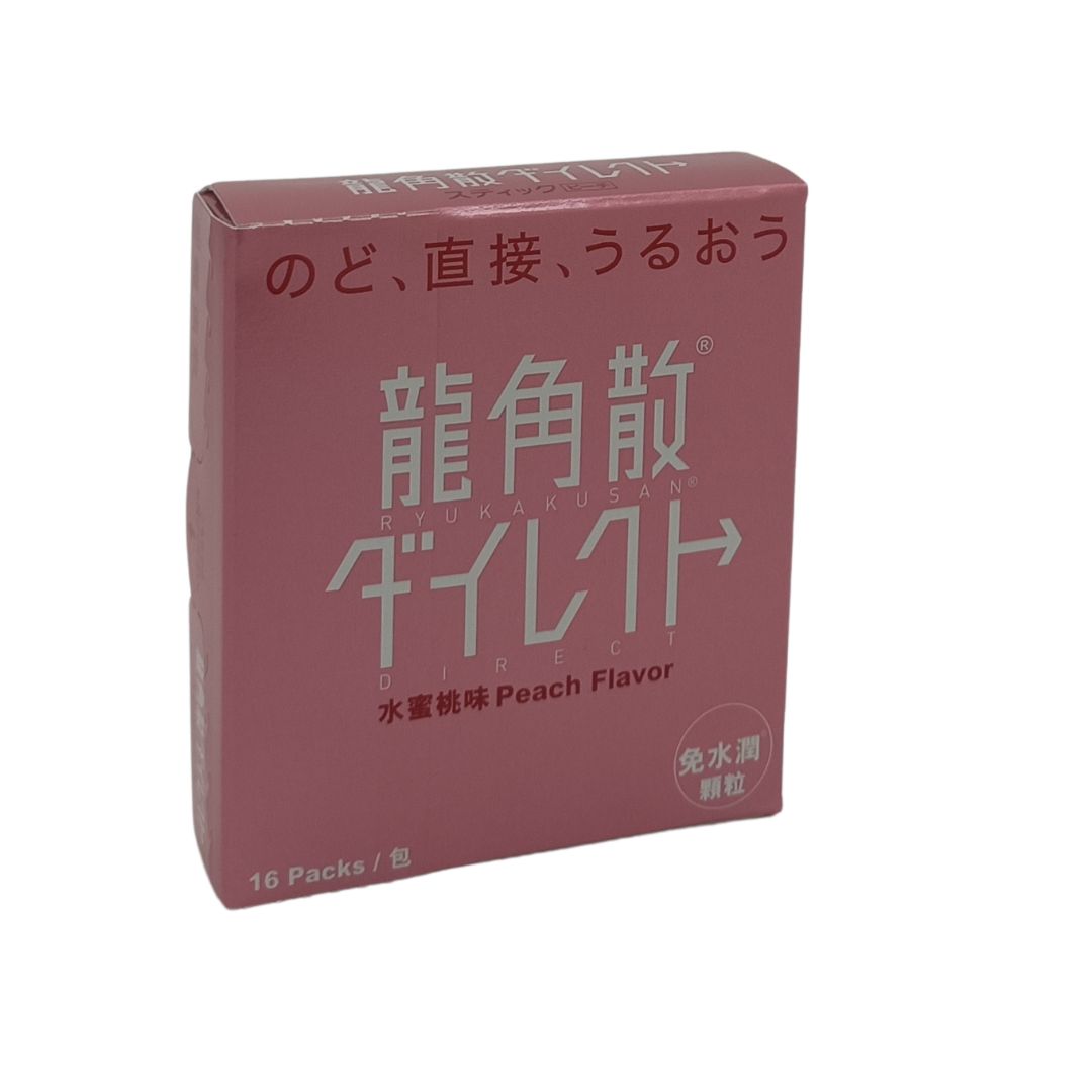 Ryukakusan Direct Stick 16pcs (Mint/Peach) Peach