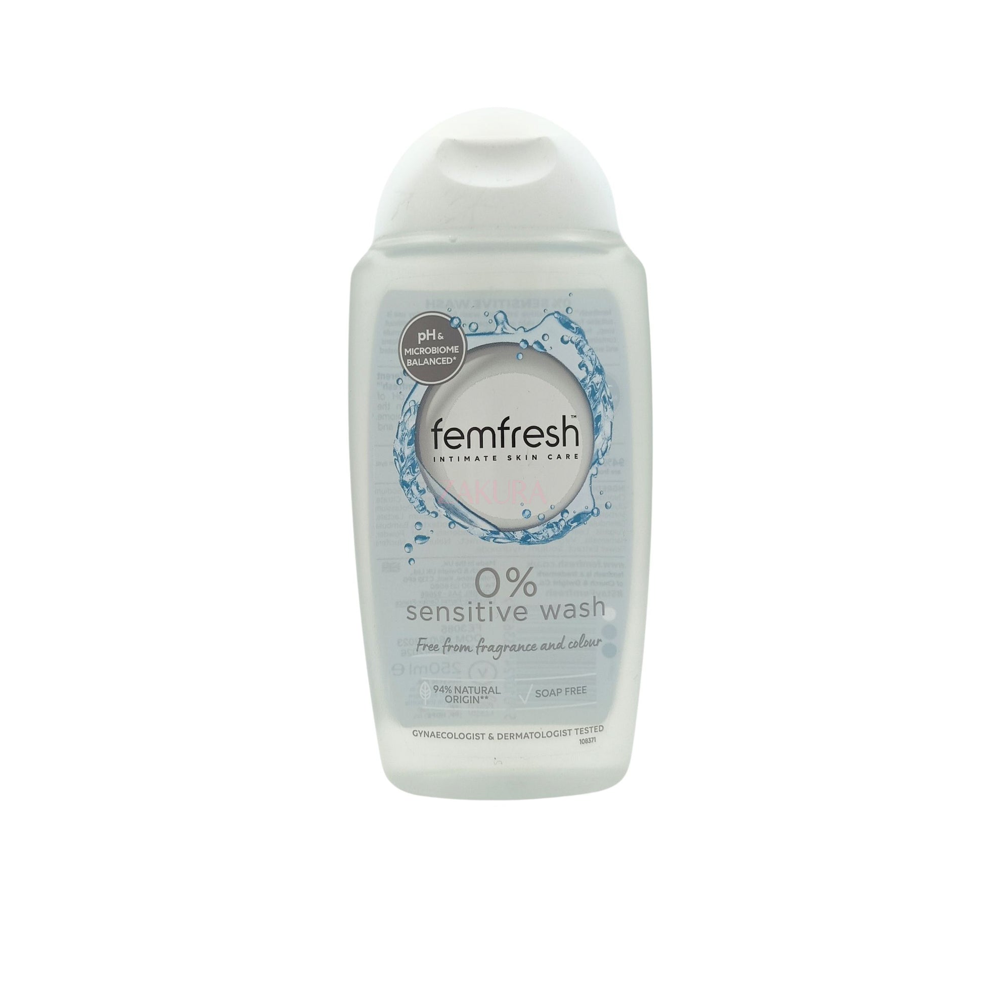 Femfresh Intimate Hygiene 0% Sentitive Wash 250ml