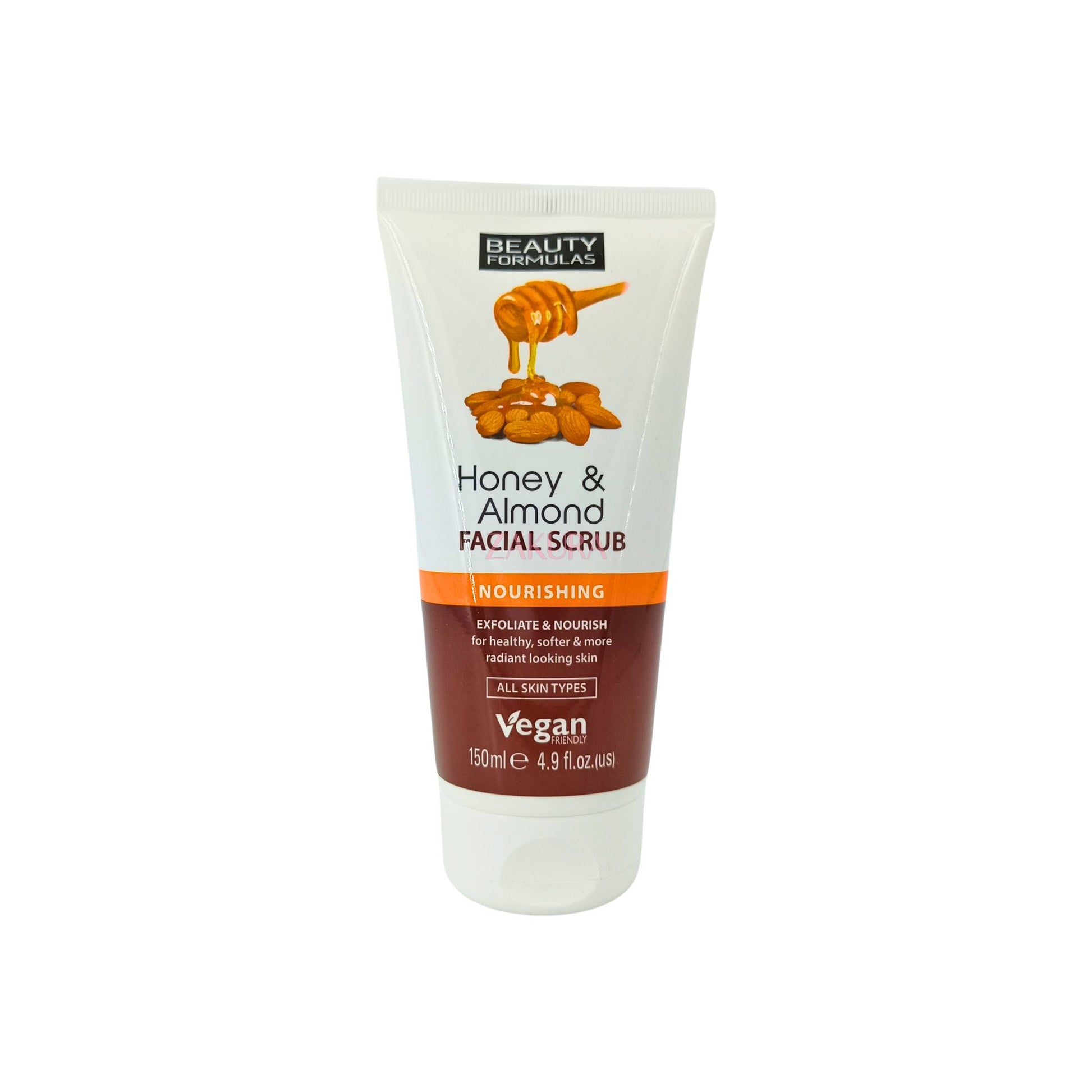 Beauty Formulas Face Scrub - Honey & Almond 150ml