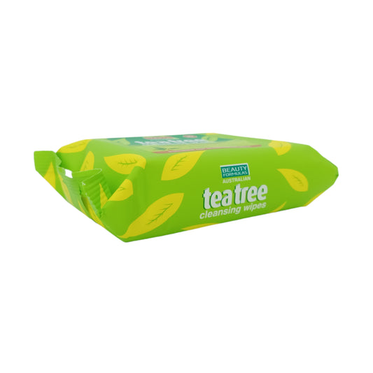 Beauty Formulas Tea Tree Cleansing Wipes 30pcs