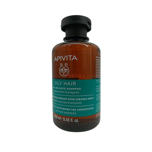 Apivita Oil Balance Shampoo with Peppermint & Propolis 250ml