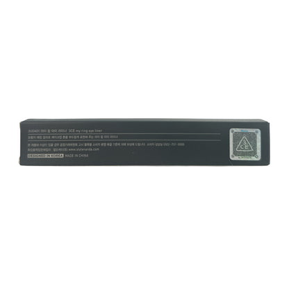 3CE Ultra Long-Lasting Liquid Eyeliner - Ash Black 1pc